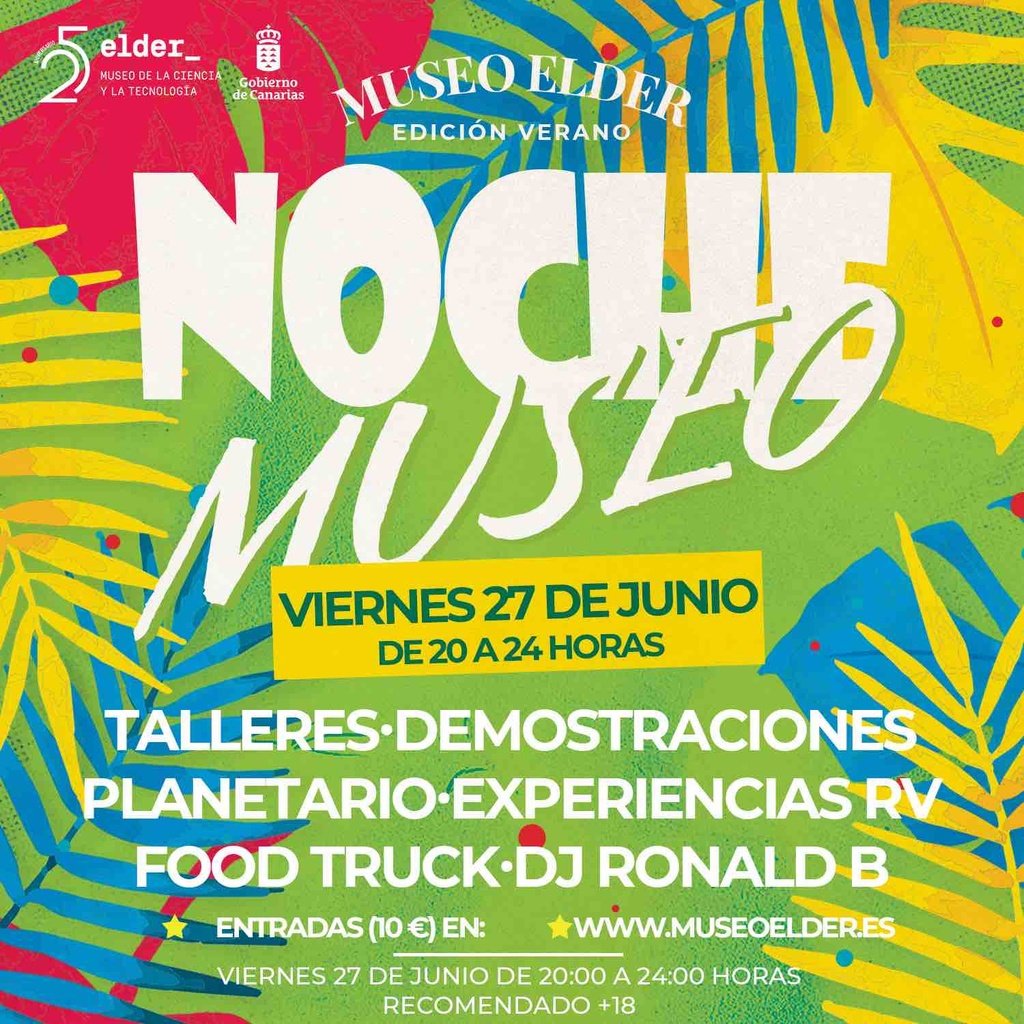 Bienvenida al Verano - Noche Temática en el Museo Elder